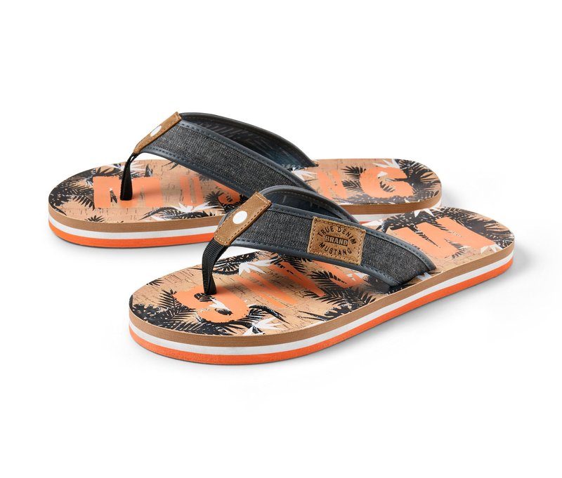 Tchibo - Zehentrenner »Mustang« - Herren - Gr. 42 - mehrfarbig