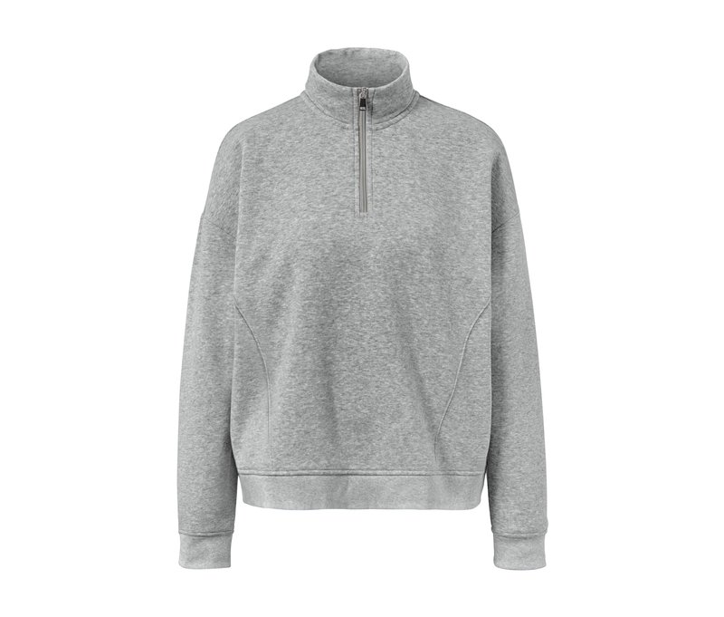 Tchibo - Loungewear-Sweater - Damen - Gr. XL - grau