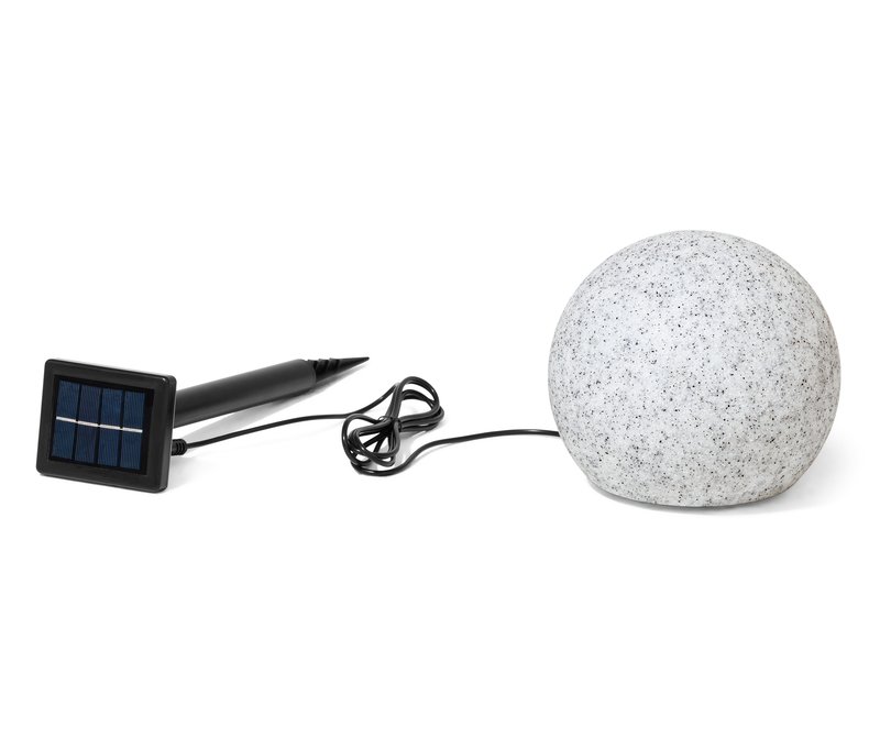 Tchibo - Solar-Kugelleuchte »Granit« - grau
