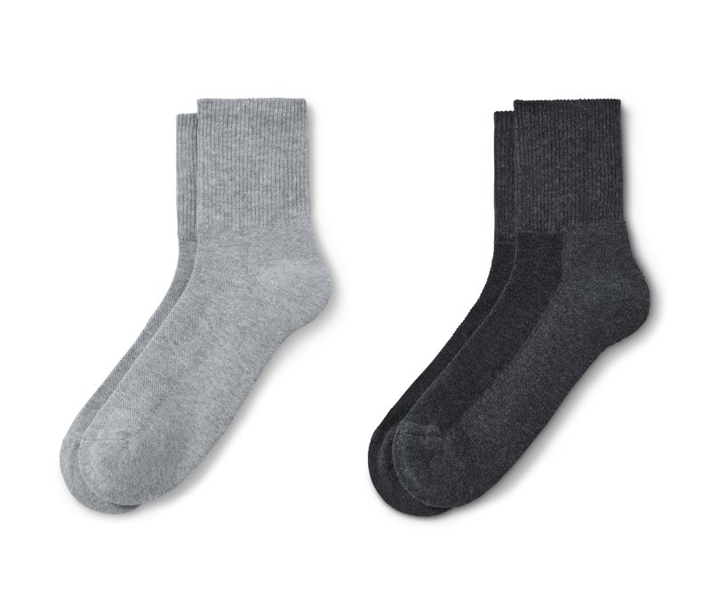 Tchibo - 2 Paar Unisex-Funktionssocken - Herren - Gr. 35-38 - anthrazit