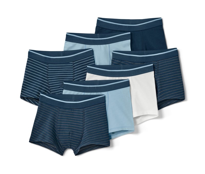 Tchibo - 7 Slipboxer - Jungen - Gr. 158/164 - dunkelblau/gestreift