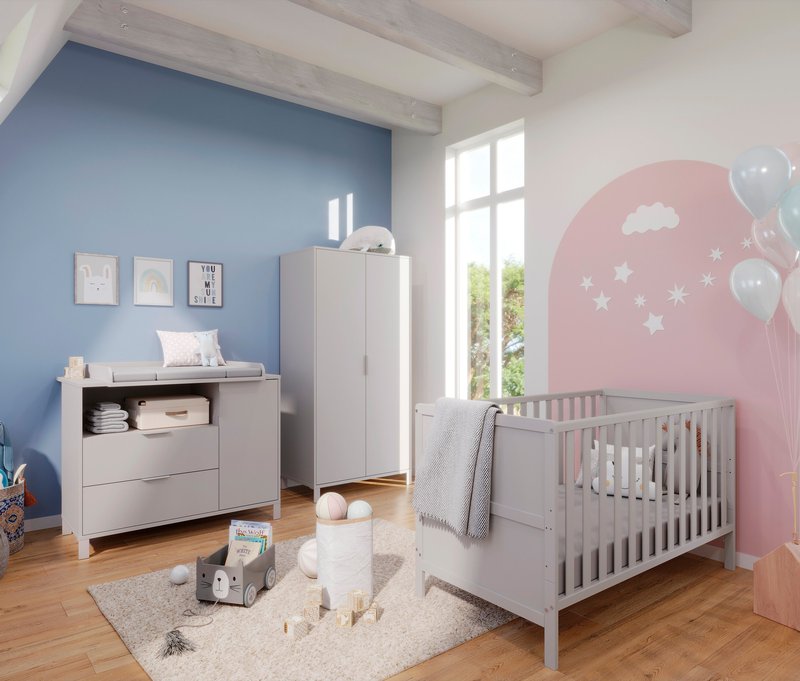 Tchibo - GW »Alkmaar« Mini Set 6 - 379x180x77cm - Holz / Metall