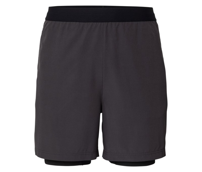 Tchibo - 2-in-1-Sportshorts - Herren - Gr. L - anthrazit