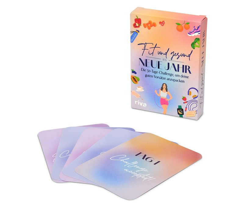 Tchibo - Karten-Set »Fit und gesund in neue Jahr«