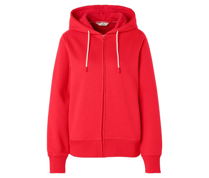 Tchibo - Sweatjacke - Damen - Gr. XS - rot