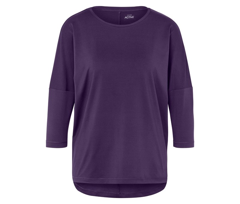 Tchibo - 3/4-Sportshirt - Damen - Gr. S - lila