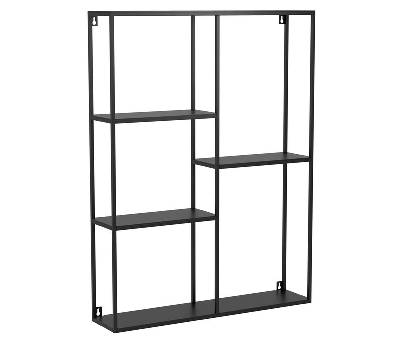 Eglo Wandregal »Keningau« - 68x28x90cm - Metall / Holz