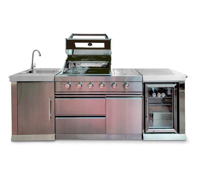 Tchibo - Buschbeck-Outdoorküche »Oxford« - silber