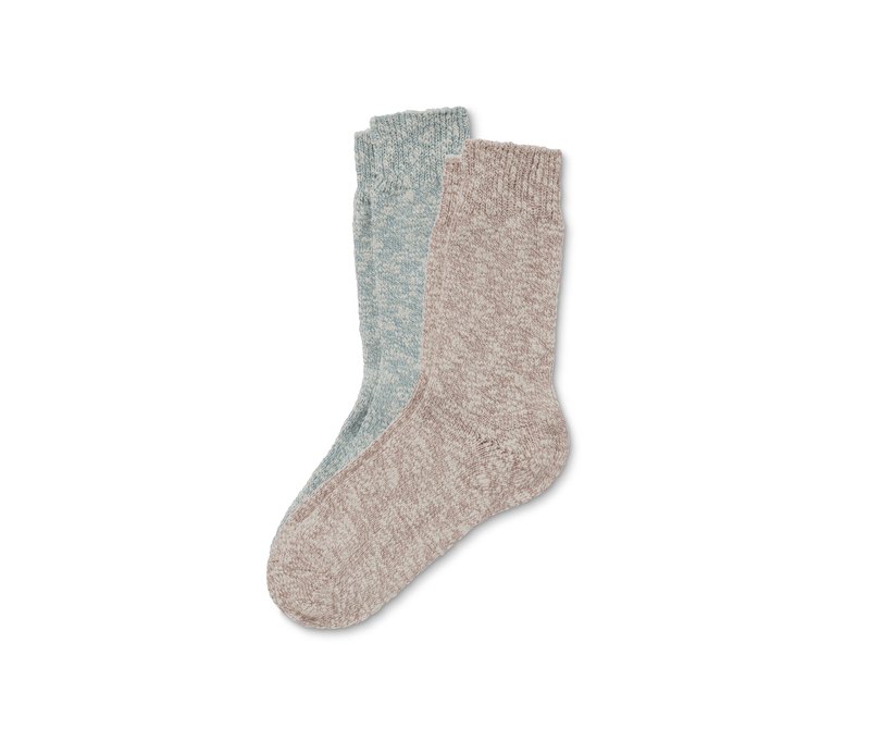 Tchibo - 2 Paar Stricksocken - Damen - Gr. 39-42 - blau