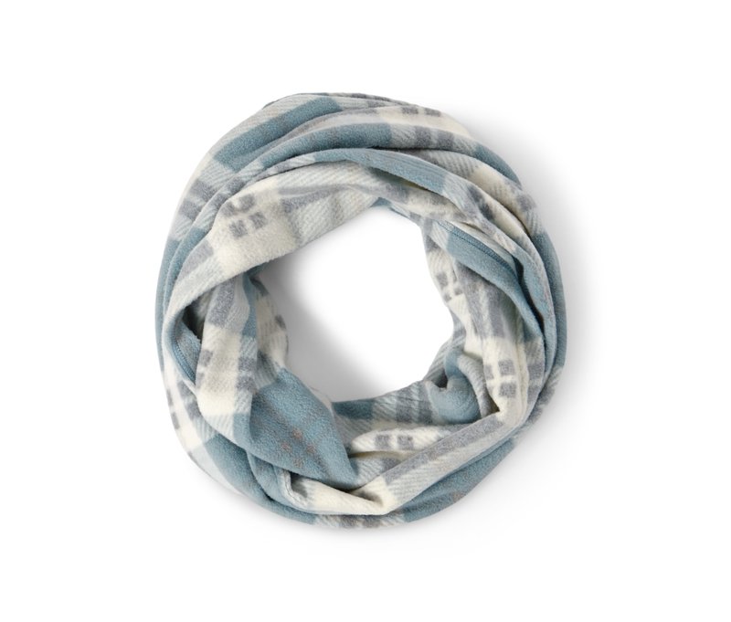 Tchibo - Karierter Fleece-Loop - mehrfarbig