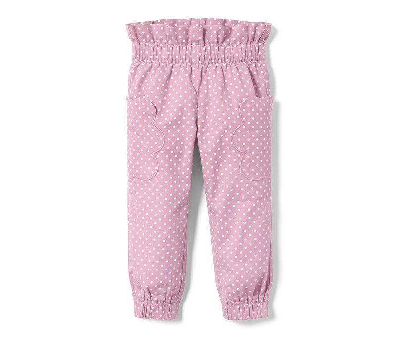 Tchibo - Kleinkind-Schlupfhose - Herren - Gr. 110/116 - lila/gepunktet