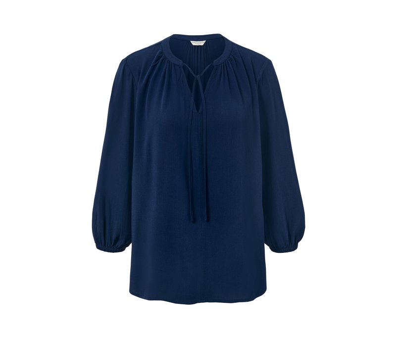 Tchibo - Tunika-Bluse - Damen - Gr. 48 - dunkelblau