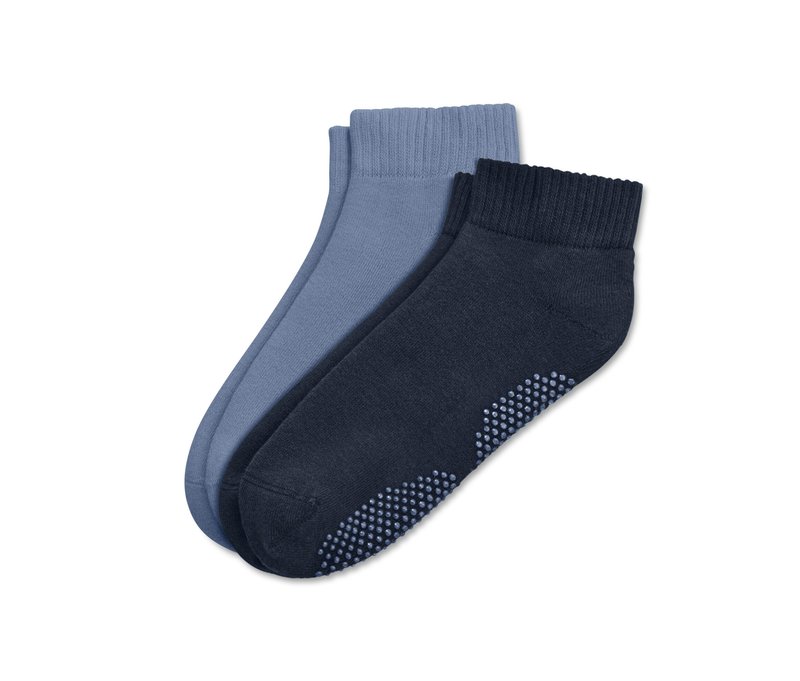 Tchibo - 2 Paar Yogasocken - Damen - Gr. 39-42 - blau