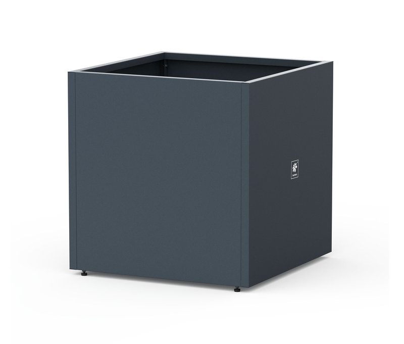 Herstera Pflanzkasten - 70x70x70cm - anthrazit - Stahl