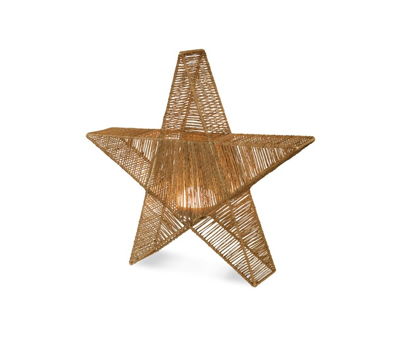 New Garden Outdoor-LED-Stern »Sisine 60« - 62x12,5x60cm - braun - Polyvinylchlorid / Polycarbonat / Metall