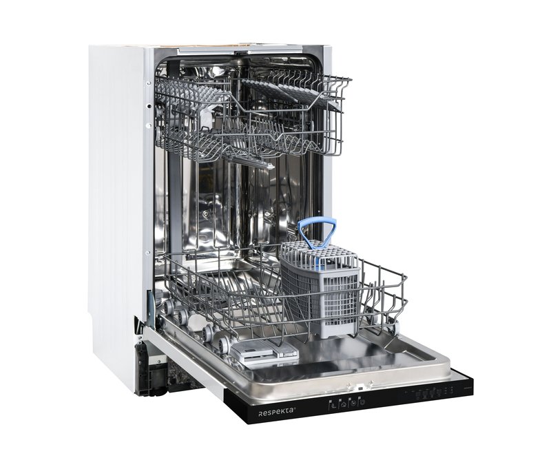 Respekta vollintegrierter-Geschirrspüler »Gsp45Vv« - silber