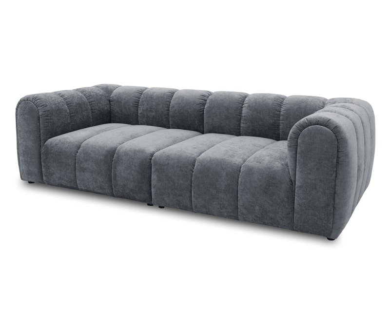 Domo Bigsofa »Aalborg« - 224x118x69cm - grau - Polyester / Holz