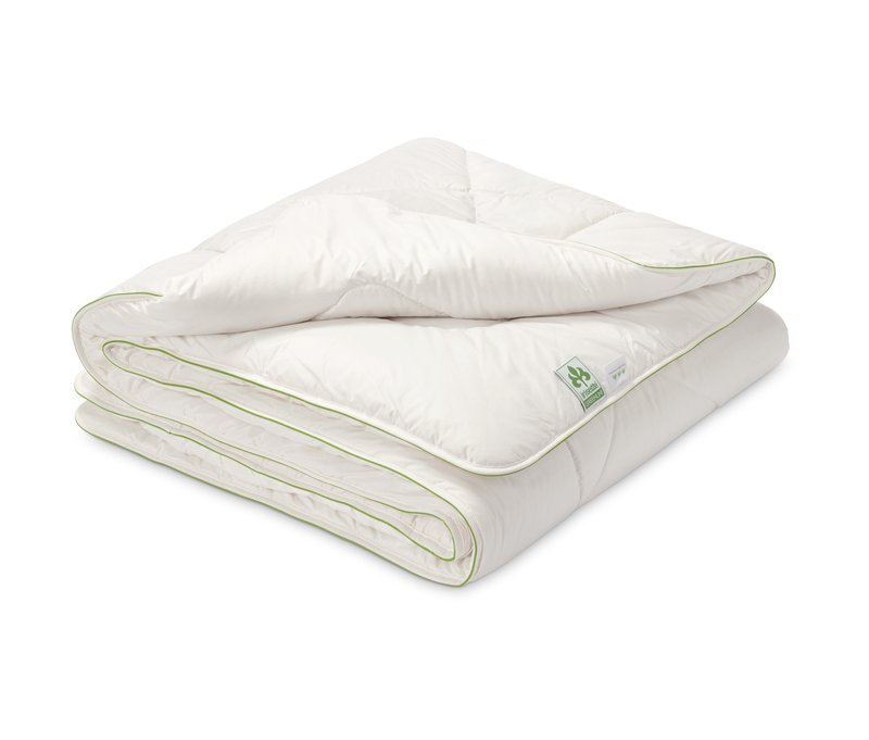 irisette® greenline Duo-Steppbett mit Schurwolle - weiß