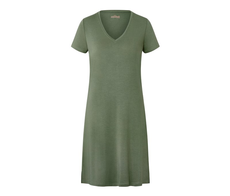 Tchibo - Nachthemd - Damen - Gr. L - olivgrün