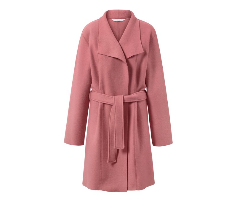 Tchibo - Fleece-Kuschelmantel - Damen - Gr. L - braun