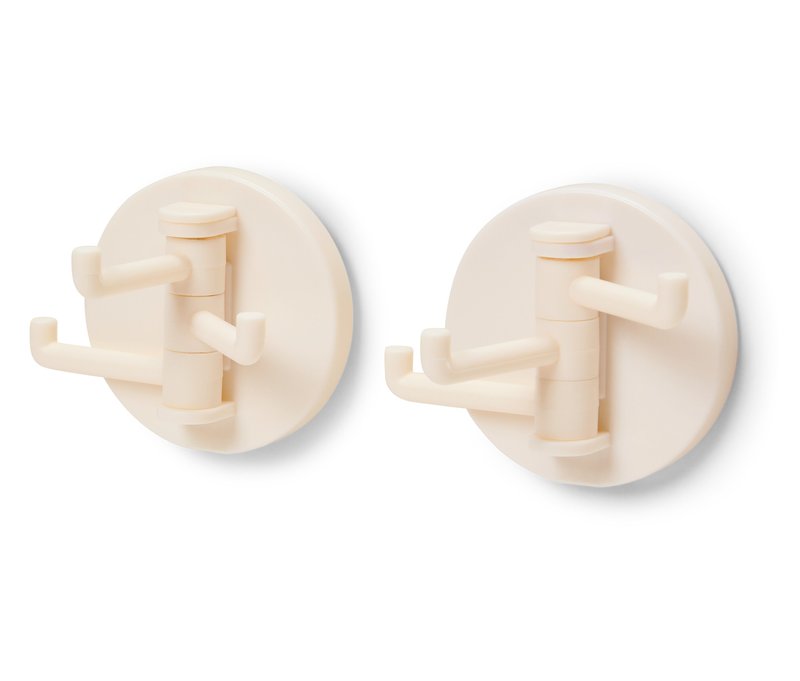 Tchibo - 2 Dreifach-Haken - beige