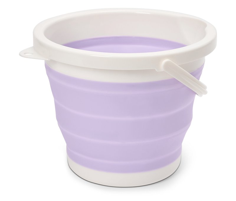 Tchibo - Faltbarer Putzeimer - lila
