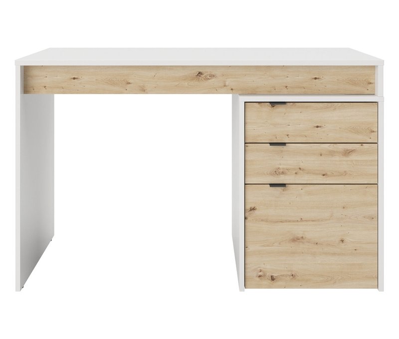 Roba Schreibtisch »Salice« - 120x60x76cm - braun - Holz / Acryl