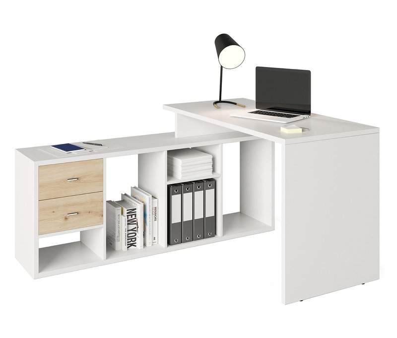 Roba Set - 120x57,9x75cm - weiß - Holz / Acryl