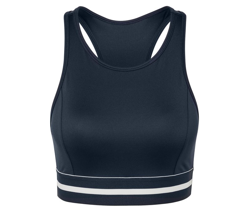 Tchibo - Sport-BH »Crop Top« - Damen - Gr. M - dunkelblau