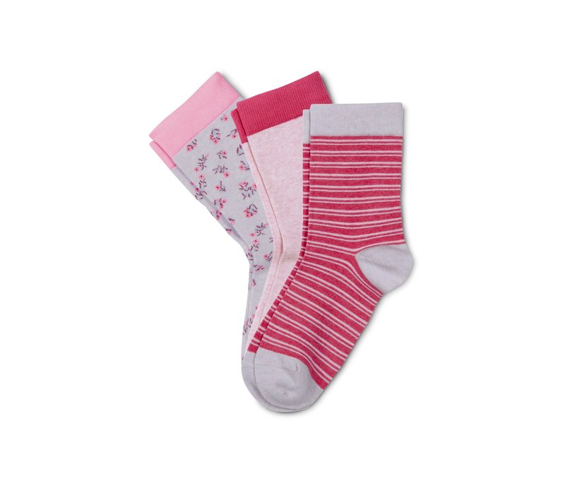Tchibo - 3 Paar Socken - Damen - Gr. 35-38 - grau