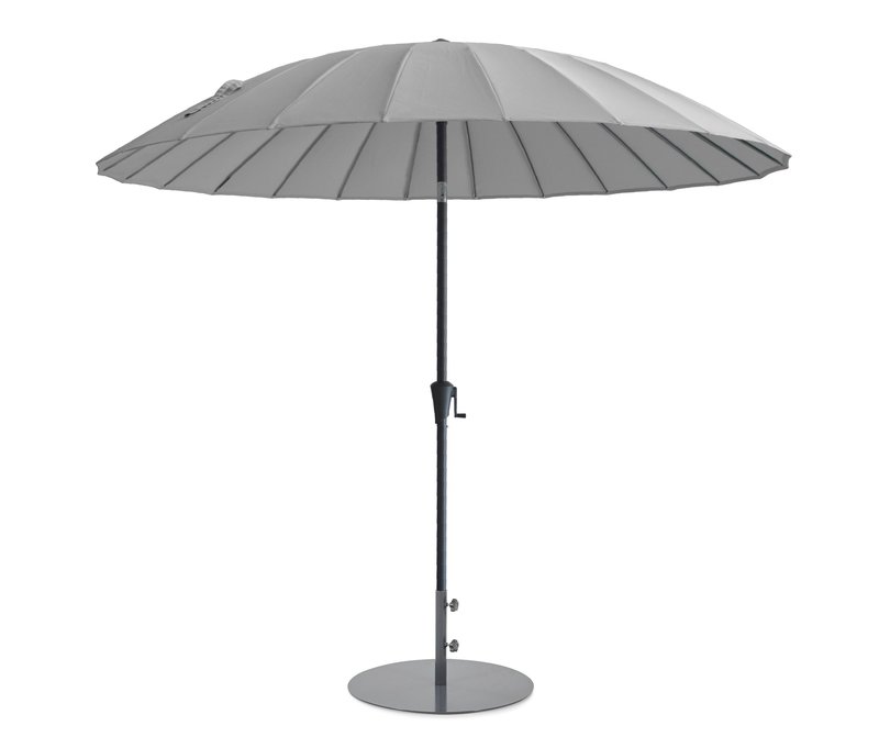 Leco Shanghai Sonnenschirm* - 155x14x14cm - anthrazit - Aluminium / Fiberglas / Polyester