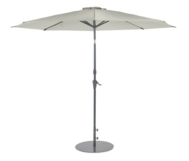 Leco Sonnenschirm - 153x13,5x13,5cm - anthrazit - Aluminium / Stahl / Fiberglas