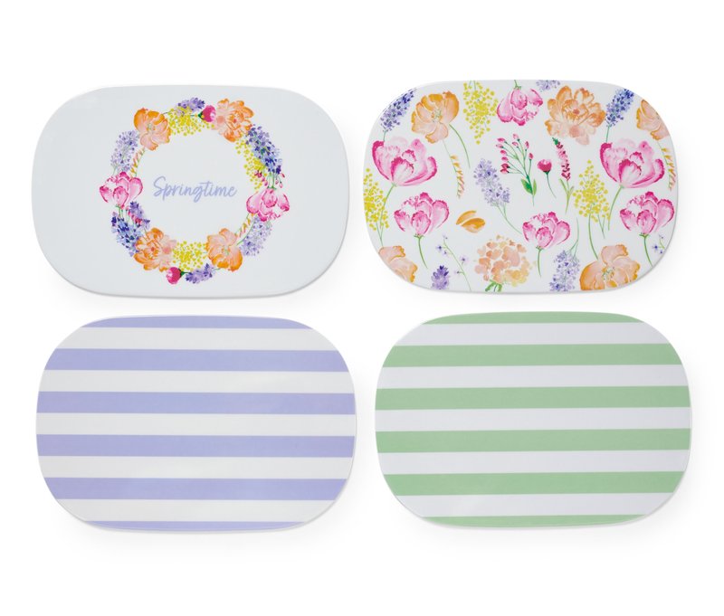 Tchibo - 4 Frühstücksbretter - lila