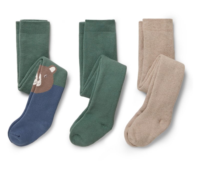 Tchibo - 3 Paar Kinder-Frottee-Thermostrumpfhosen - Jungen - Gr. 122/128 - dunkelblau