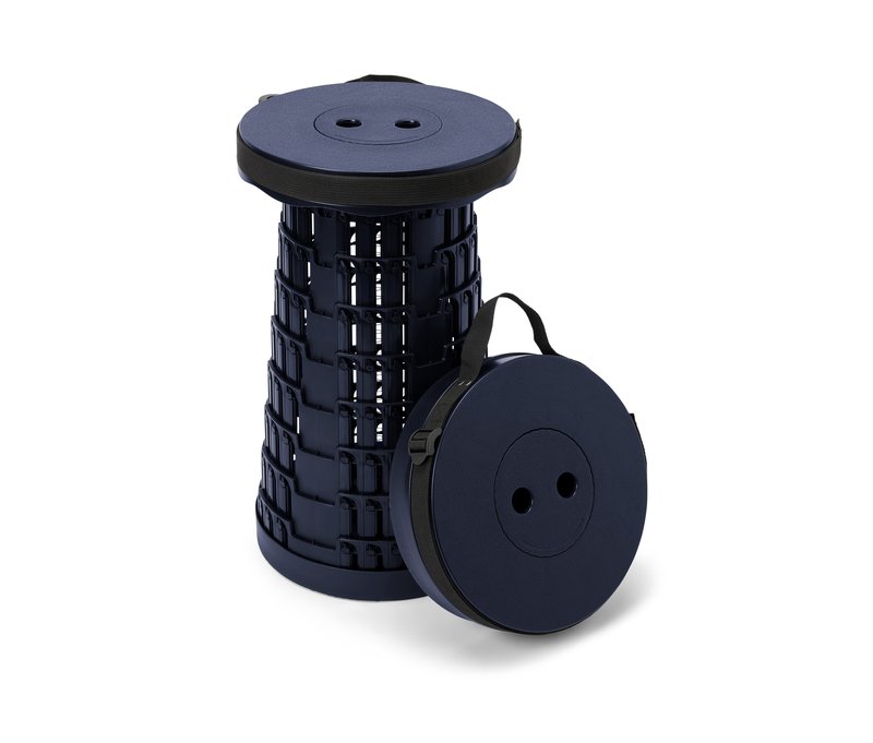 Tchibo - Teleskop-Camping-Hocker - dunkelblau