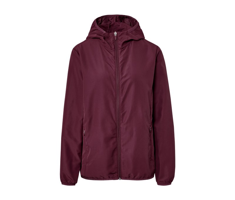 Tchibo - Leichte Funktionsjacke »pack me« - Damen - Gr. L - pflaume