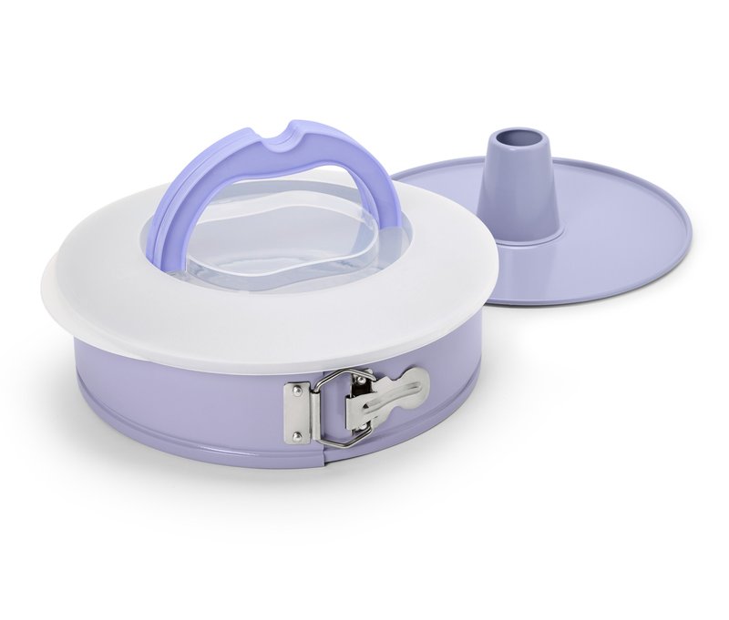 Tchibo - Springform mit Transportdeckel - lila