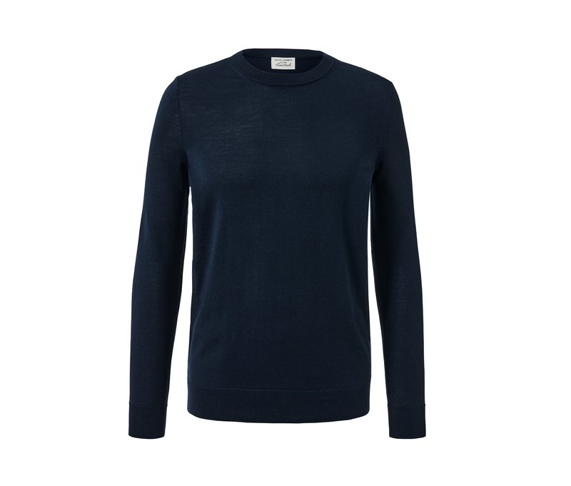 Tchibo - Merinopullover - Herren - Gr. M - dunkelblau