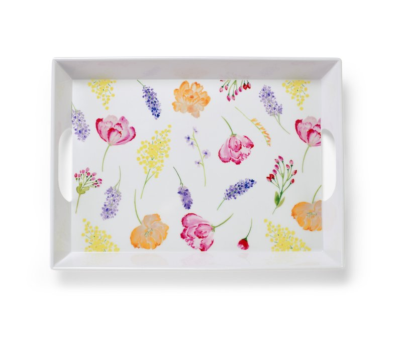 Tchibo - Tablett mit Griff - weiß