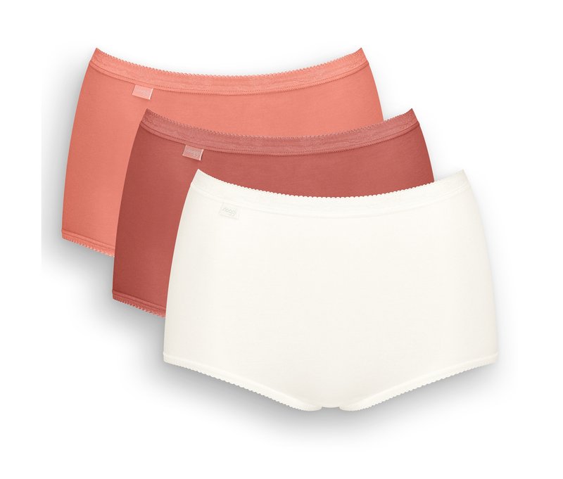 sloggi Basic+ Maxi C3P - Damen - Gr. 38 - orange