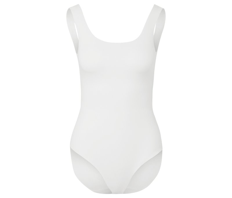 Tchibo - Komfort-Body »Clean Cut« - Damen - Gr. XL - weiß