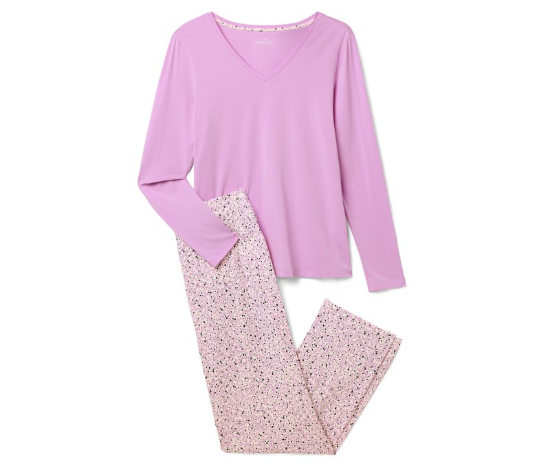 Tchibo - Pyjama - Damen - Gr. L - rosa/print