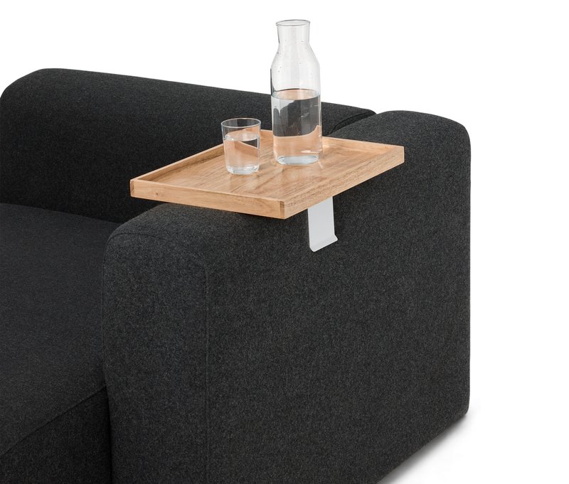Tchibo - Sofatablett aus Massivholz - weiß