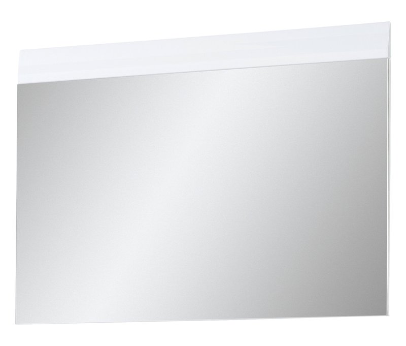 Tchibo - Spiegel »Adana« - 56,5x96,5x4,5cm - weiß - Glas / Holz / Holz