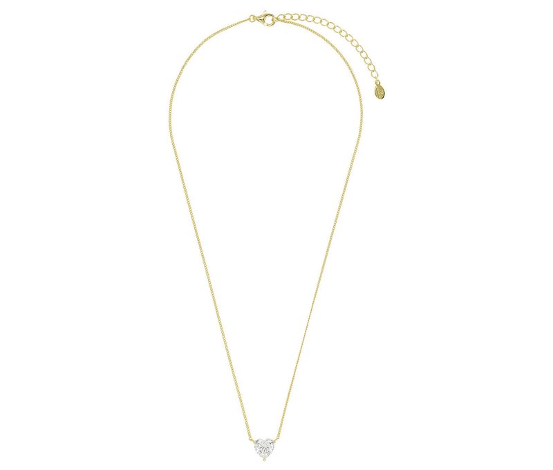 Tchibo - Amor Halsschmuck mit Herz-Motiv - gold