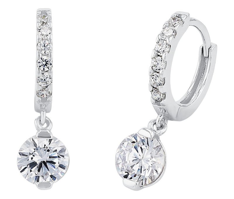 Tchibo - Amor Ohrschmuck mit Herz-Motiv - silber