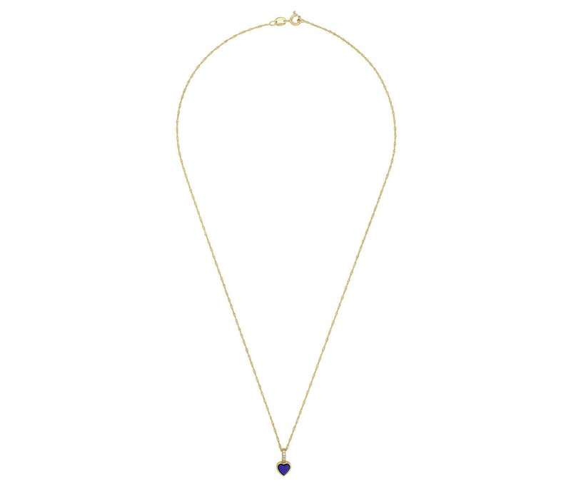 Tchibo - Amor Halsschmuck mit Herz-Motiv - blau