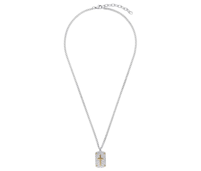Tchibo - Amor Halsschmuck mit Kreuz-Anhänger - silber