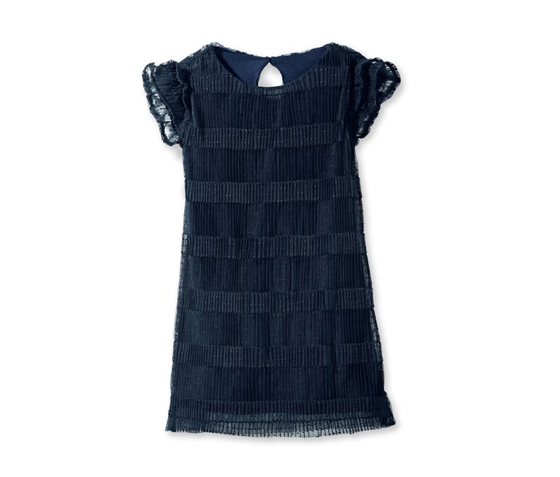 Tchibo - Tüllkleid - Mädchen - Gr. 110/116 - dunkelblau