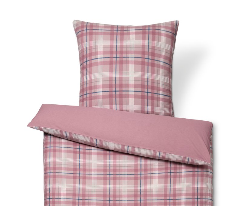 Tchibo - Biber-Bettwäsche - rosé
